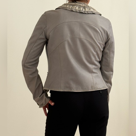 Elie Tahari Leather jacket - Picture 2 of 3